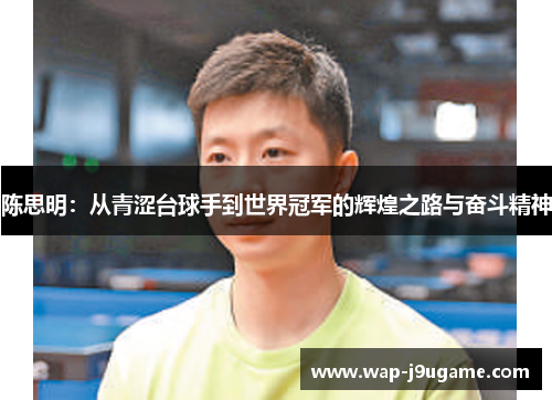 陈思明：从青涩台球手到世界冠军的辉煌之路与奋斗精神