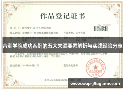 青训学院成功案例的五大关键要素解析与实践经验分享