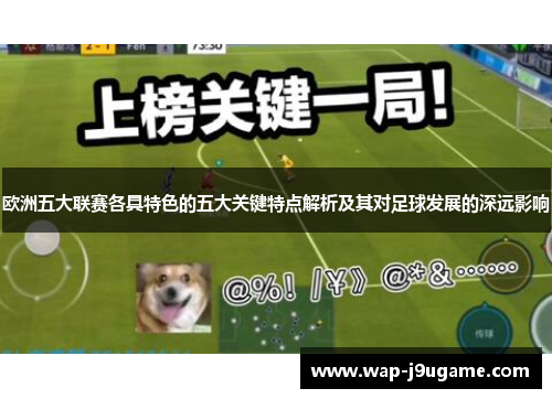 欧洲五大联赛各具特色的五大关键特点解析及其对足球发展的深远影响